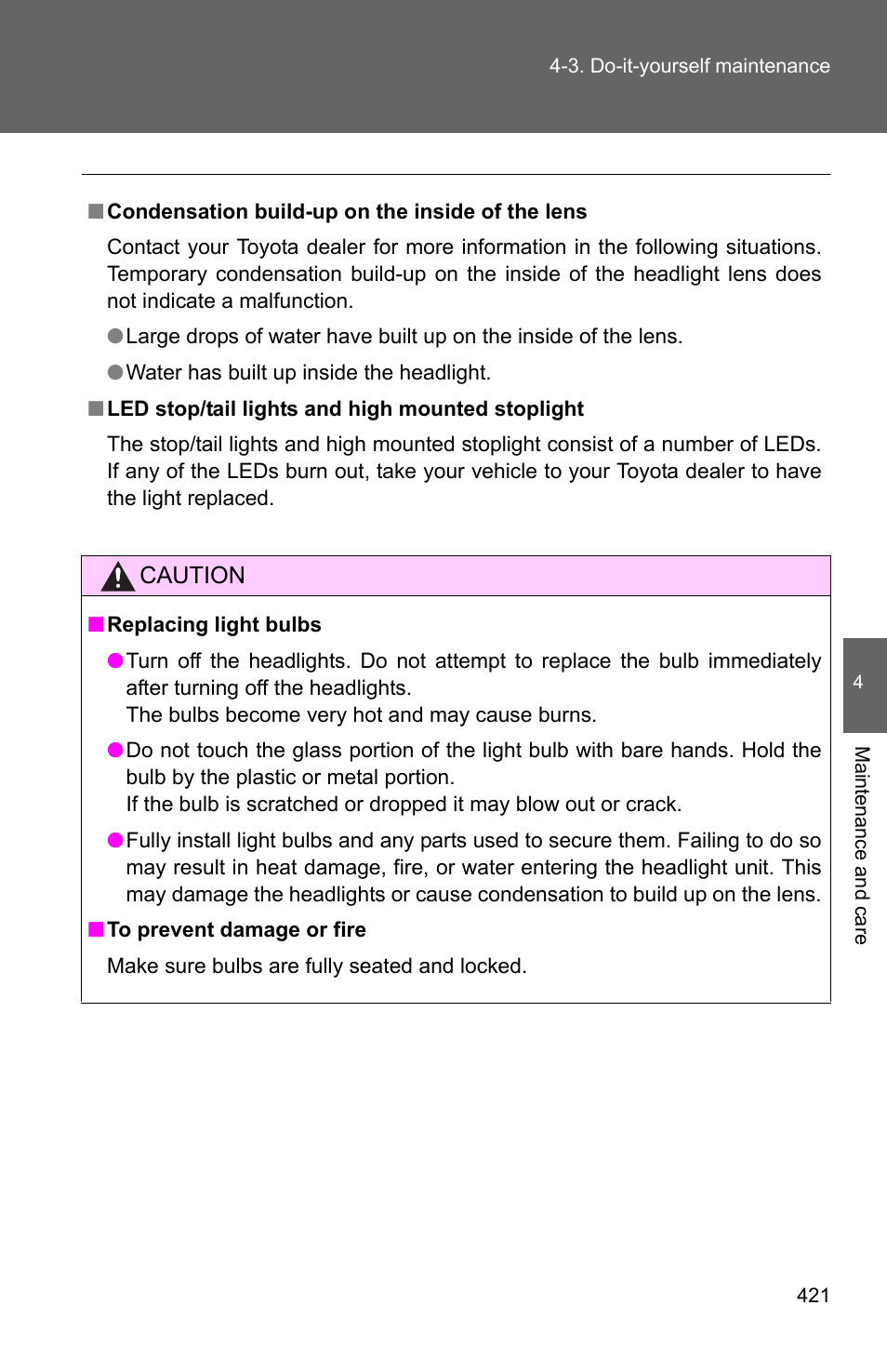 TOYOTA 2010 Camry User Manual | Page 445 / 555