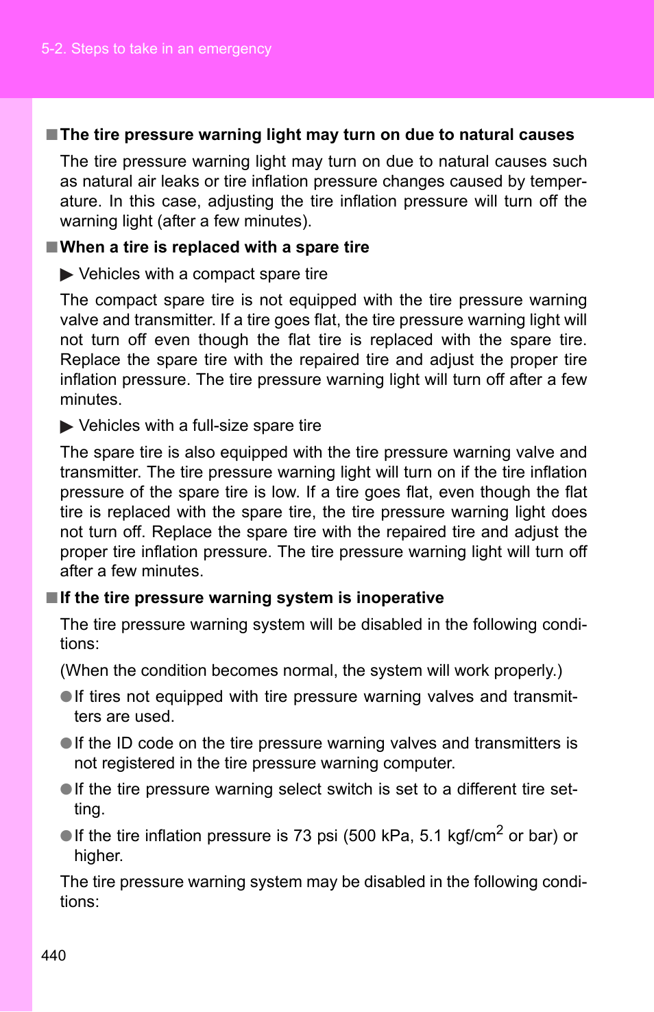 TOYOTA 2010 Camry User Manual | Page 463 / 555