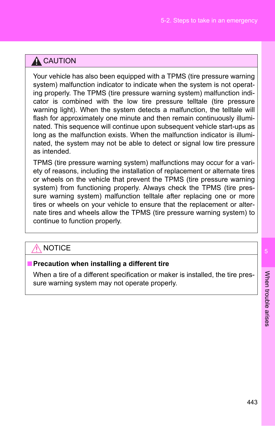 TOYOTA 2010 Camry User Manual | Page 466 / 555