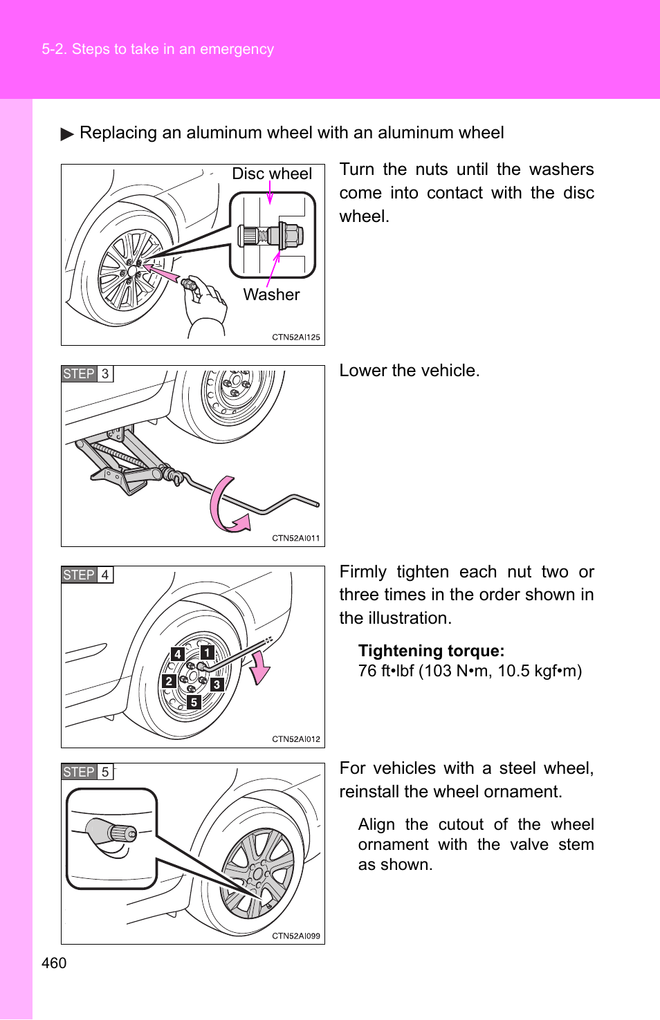 TOYOTA 2010 Camry User Manual | Page 483 / 555