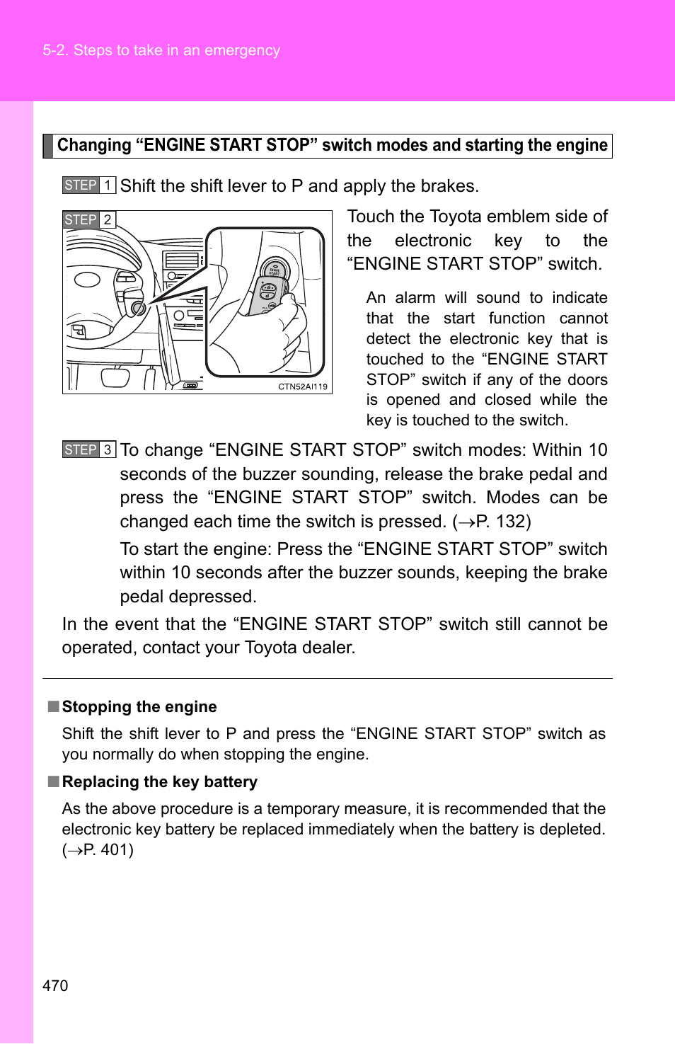 TOYOTA 2010 Camry User Manual | Page 493 / 555