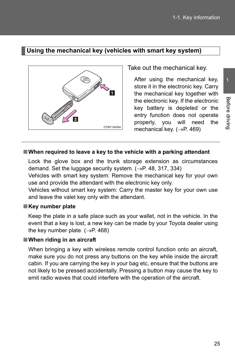 TOYOTA 2010 Camry User Manual | Page 51 / 555