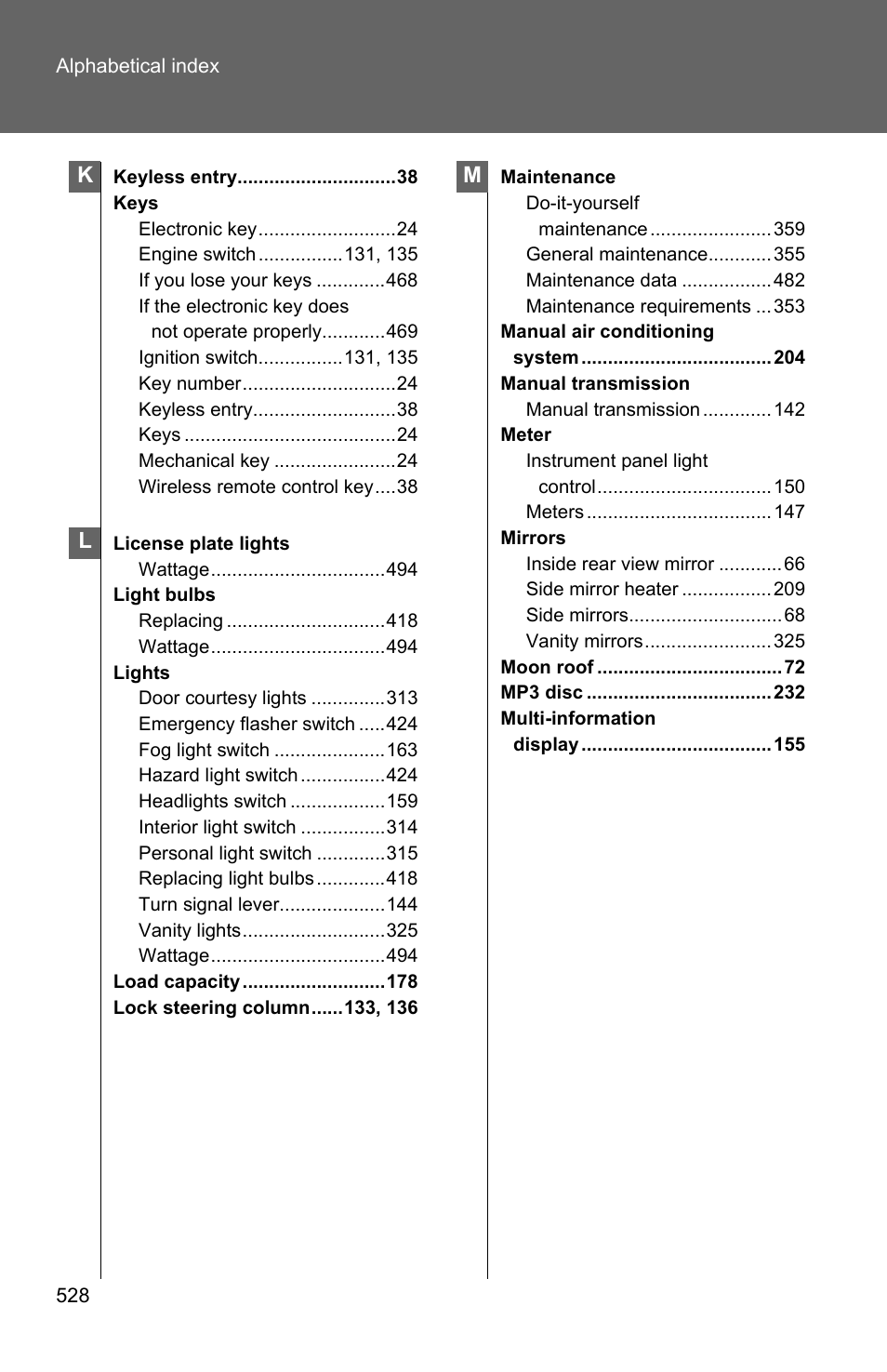 TOYOTA 2010 Camry User Manual | Page 547 / 555