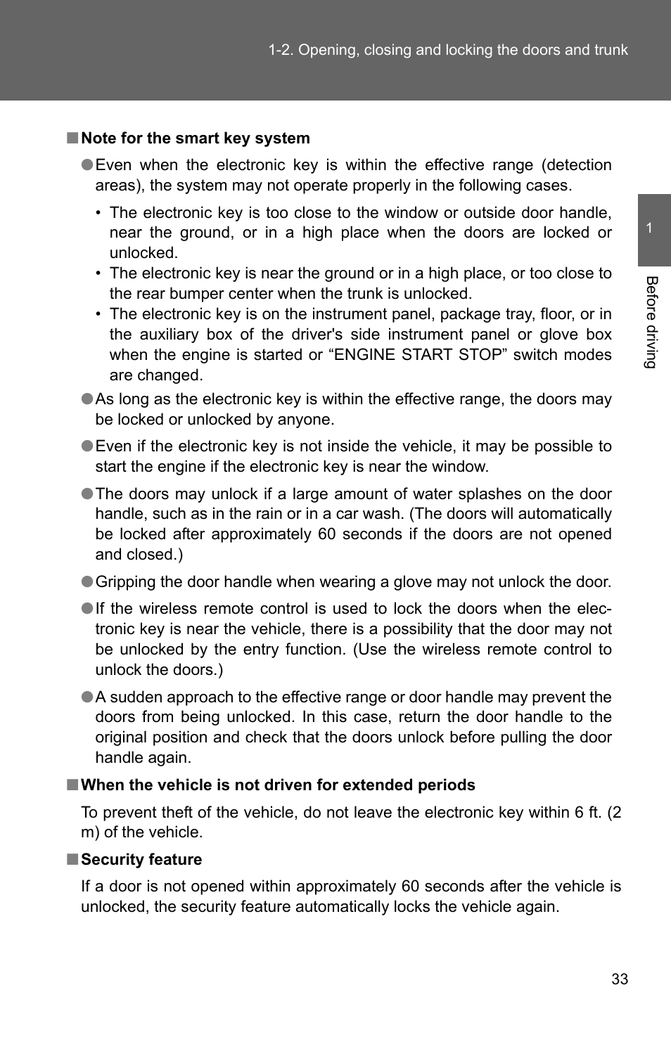 TOYOTA 2010 Camry User Manual | Page 59 / 555