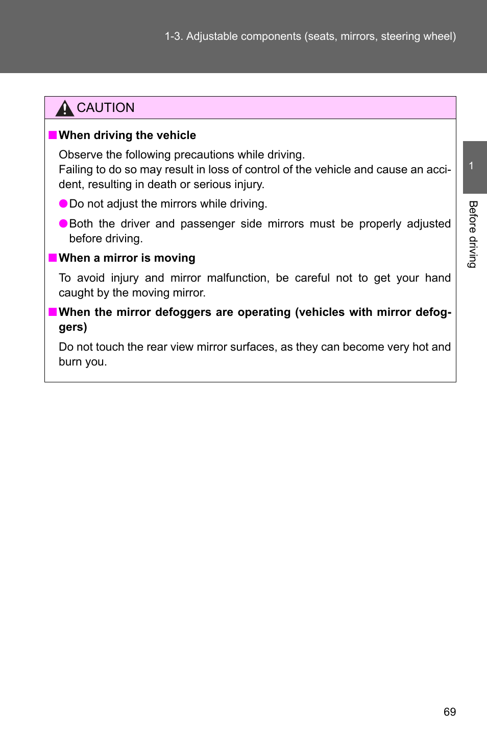 TOYOTA 2010 Camry User Manual | Page 95 / 555