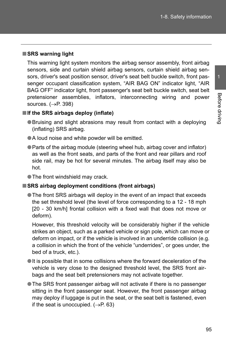 TOYOTA 2010 Camry HV User Manual | Page 121 / 494