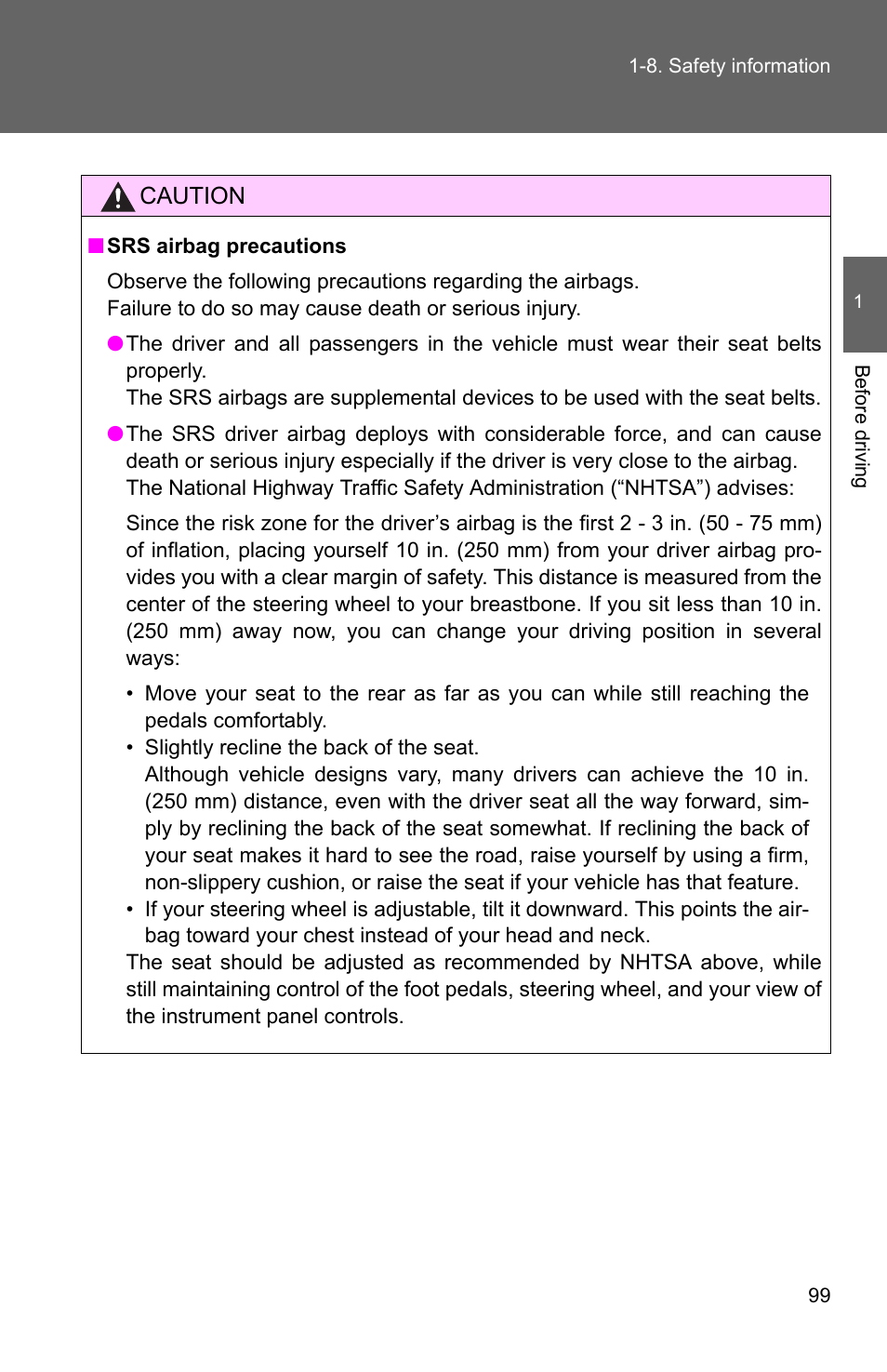 TOYOTA 2010 Camry HV User Manual | Page 125 / 494