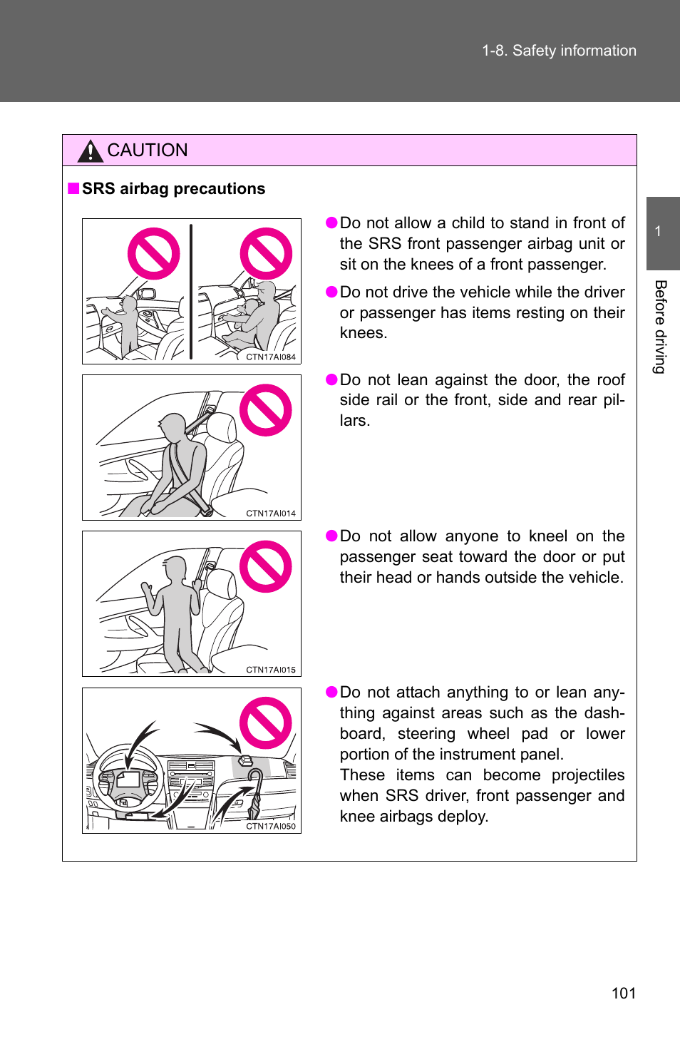 TOYOTA 2010 Camry HV User Manual | Page 127 / 494