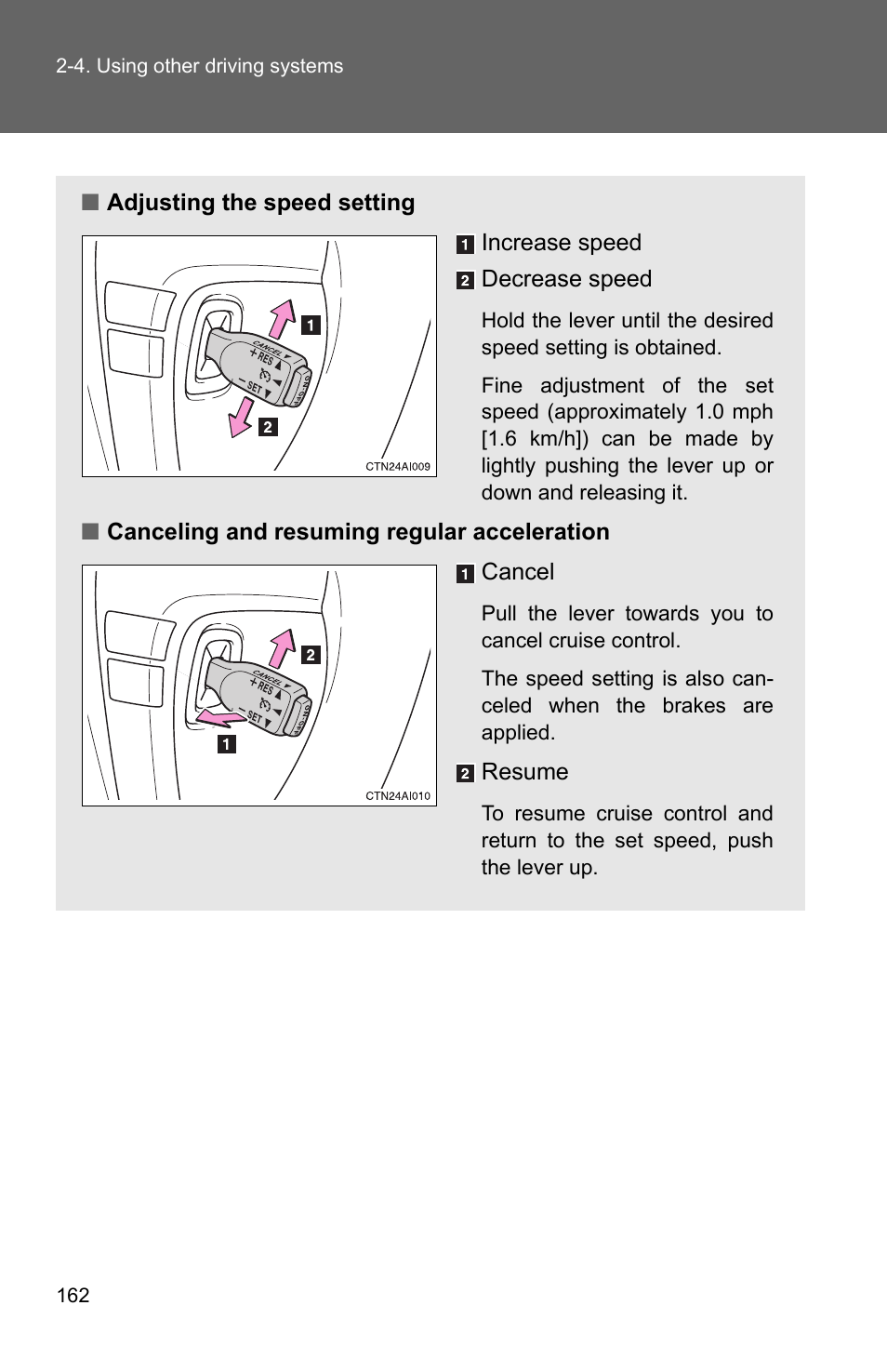 TOYOTA 2010 Camry HV User Manual | Page 167 / 494