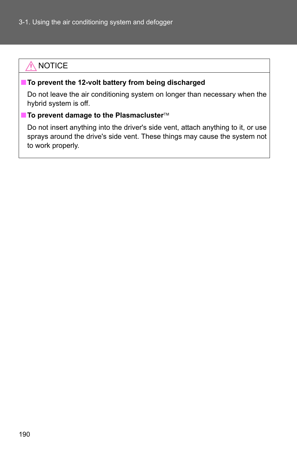 TOYOTA 2010 Camry HV User Manual | Page 193 / 494