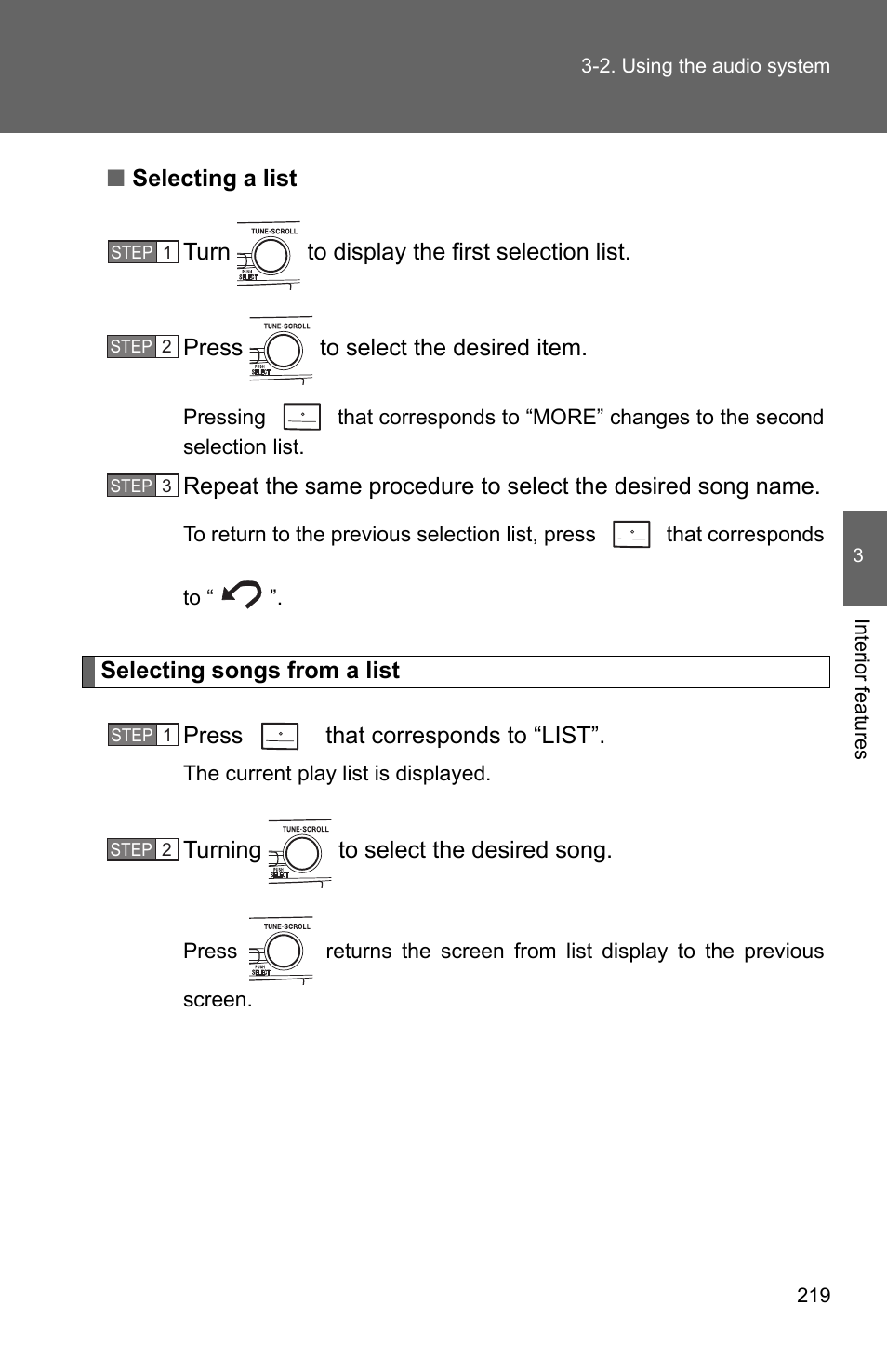 TOYOTA 2010 Camry HV User Manual | Page 223 / 494