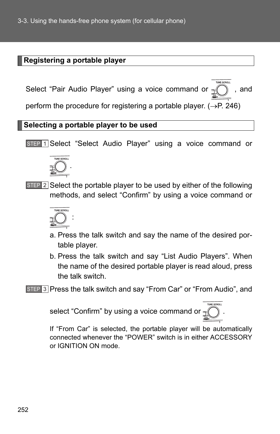 TOYOTA 2010 Camry HV User Manual | Page 256 / 494