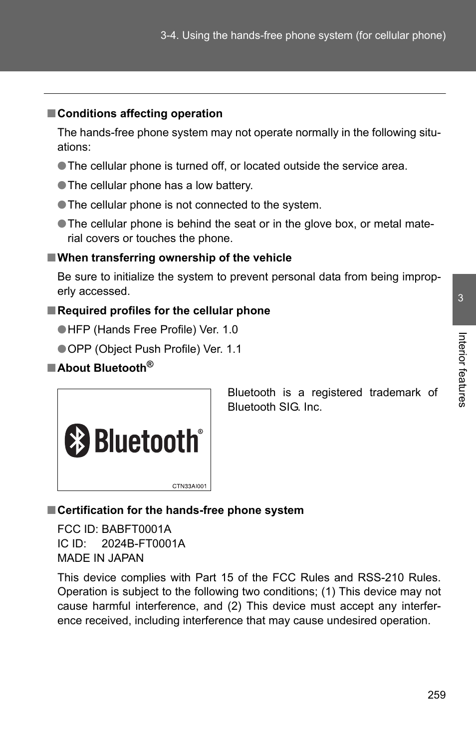 TOYOTA 2010 Camry HV User Manual | Page 263 / 494