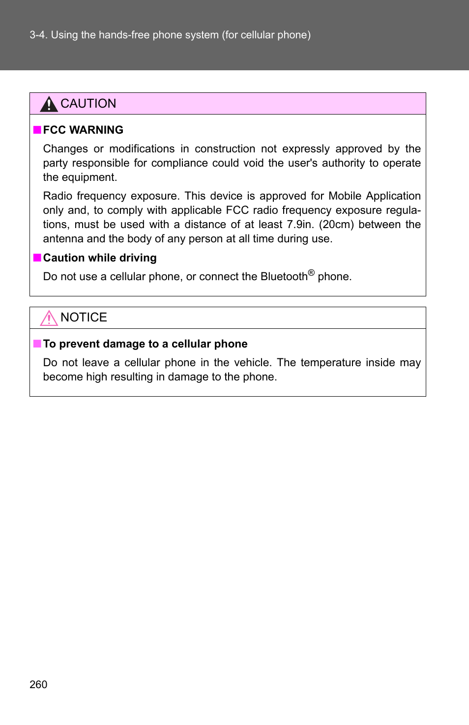 TOYOTA 2010 Camry HV User Manual | Page 264 / 494