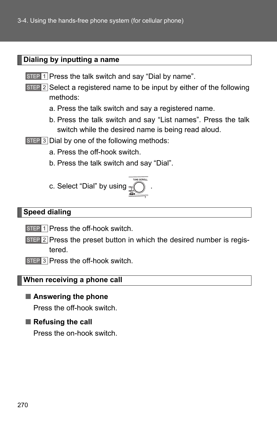 TOYOTA 2010 Camry HV User Manual | Page 274 / 494