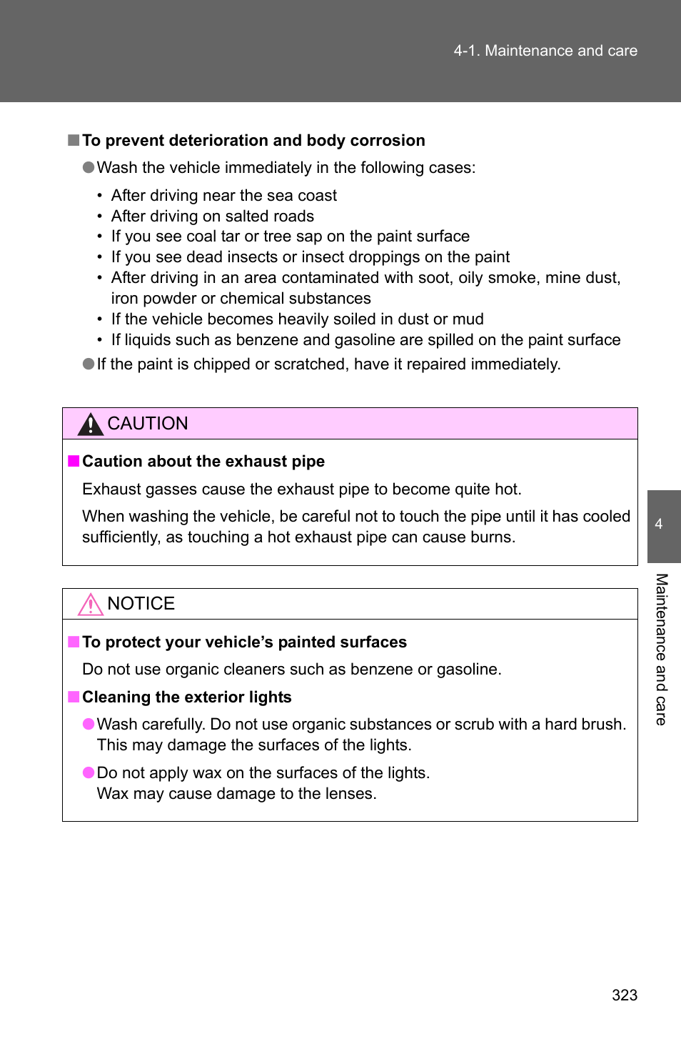 TOYOTA 2010 Camry HV User Manual | Page 326 / 494