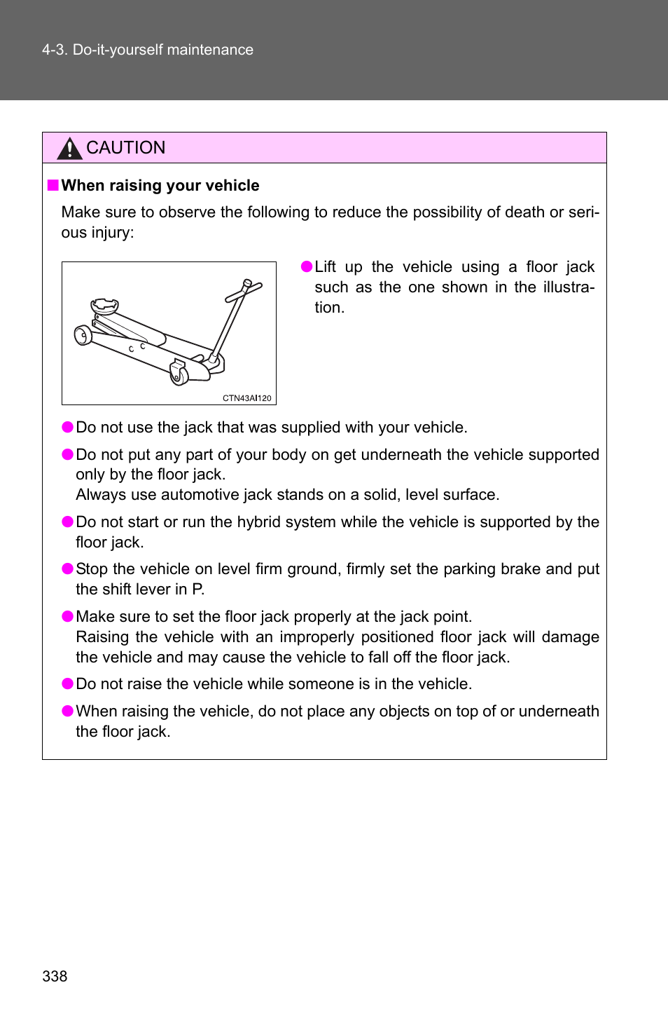 TOYOTA 2010 Camry HV User Manual | Page 341 / 494