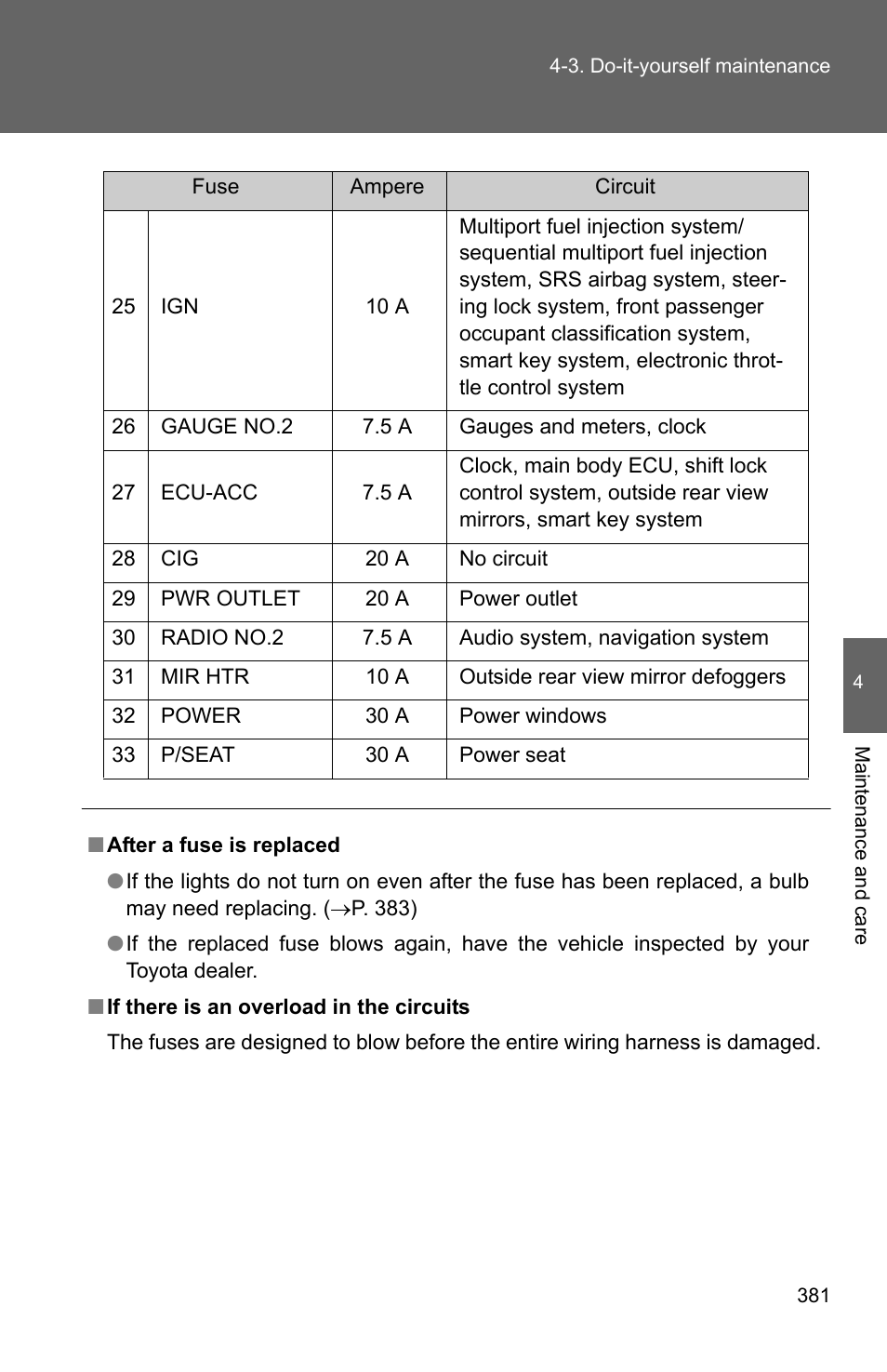 TOYOTA 2010 Camry HV User Manual | Page 384 / 494