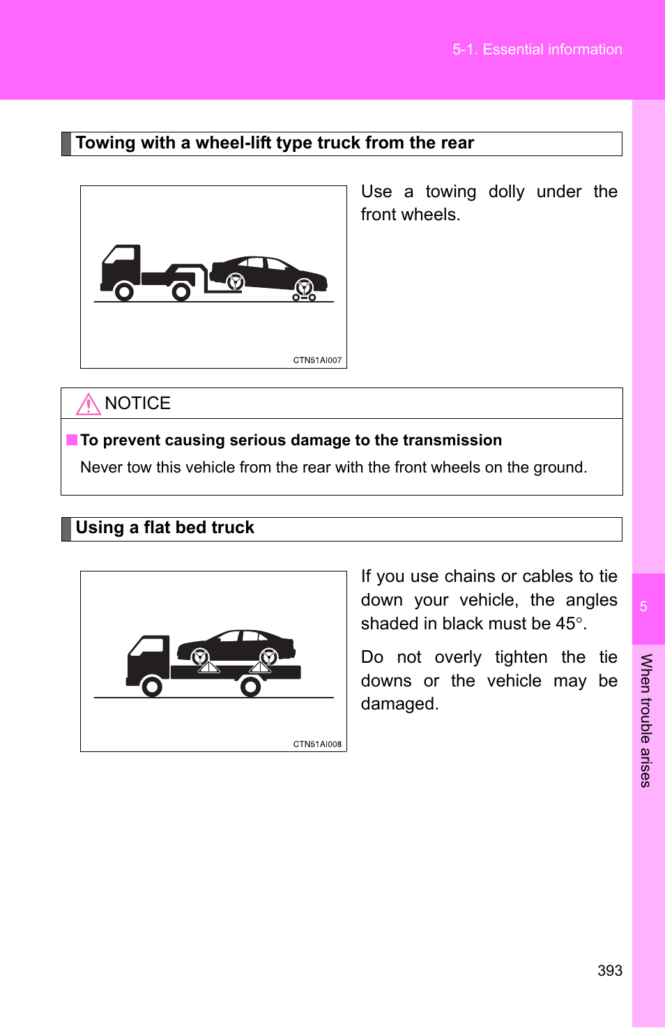 TOYOTA 2010 Camry HV User Manual | Page 395 / 494