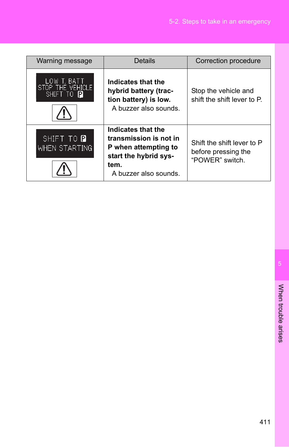 TOYOTA 2010 Camry HV User Manual | Page 413 / 494