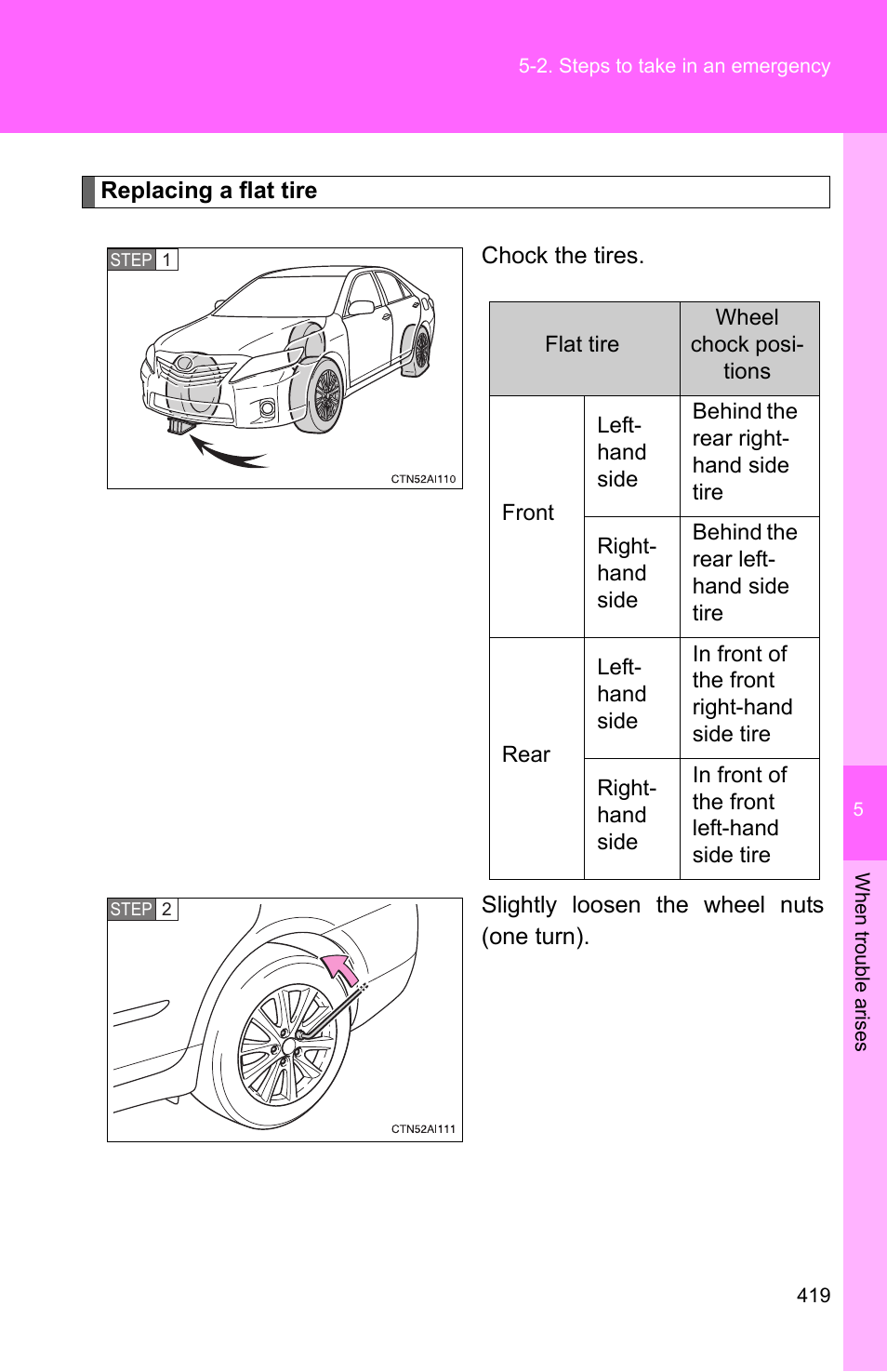 TOYOTA 2010 Camry HV User Manual | Page 421 / 494