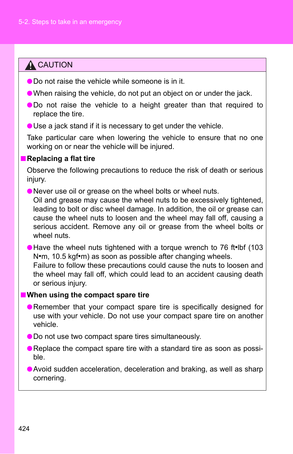 TOYOTA 2010 Camry HV User Manual | Page 426 / 494