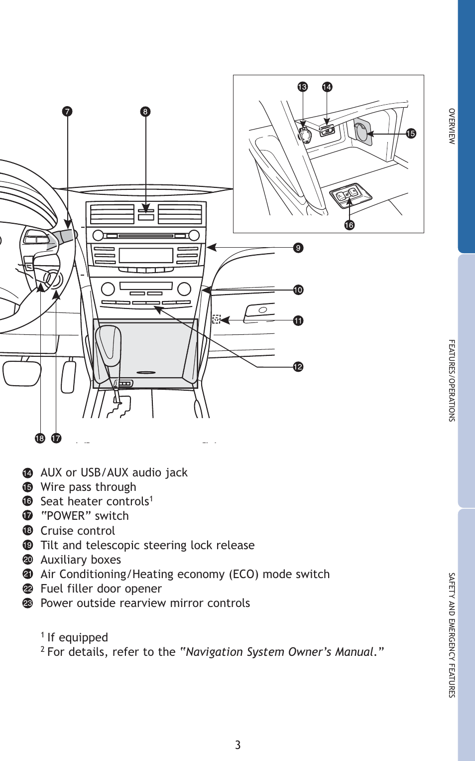 If equipped | TOYOTA 2010 Camry HV User Manual | Page 5 / 494