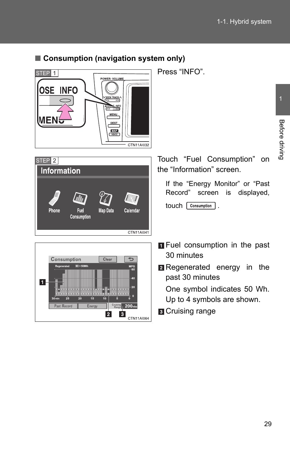 TOYOTA 2010 Camry HV User Manual | Page 55 / 494