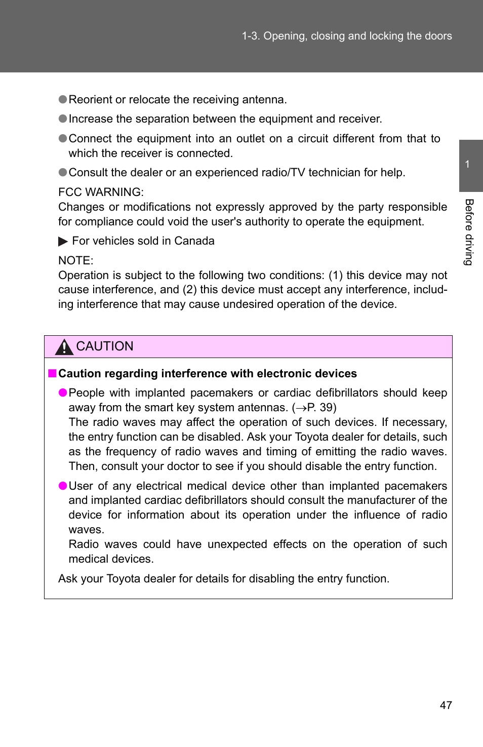 TOYOTA 2010 Camry HV User Manual | Page 73 / 494