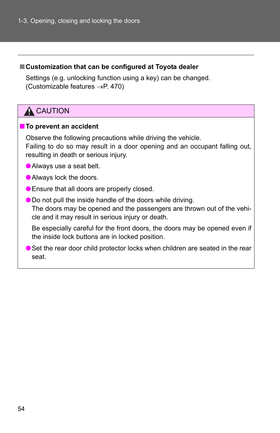 TOYOTA 2010 Camry HV User Manual | Page 80 / 494