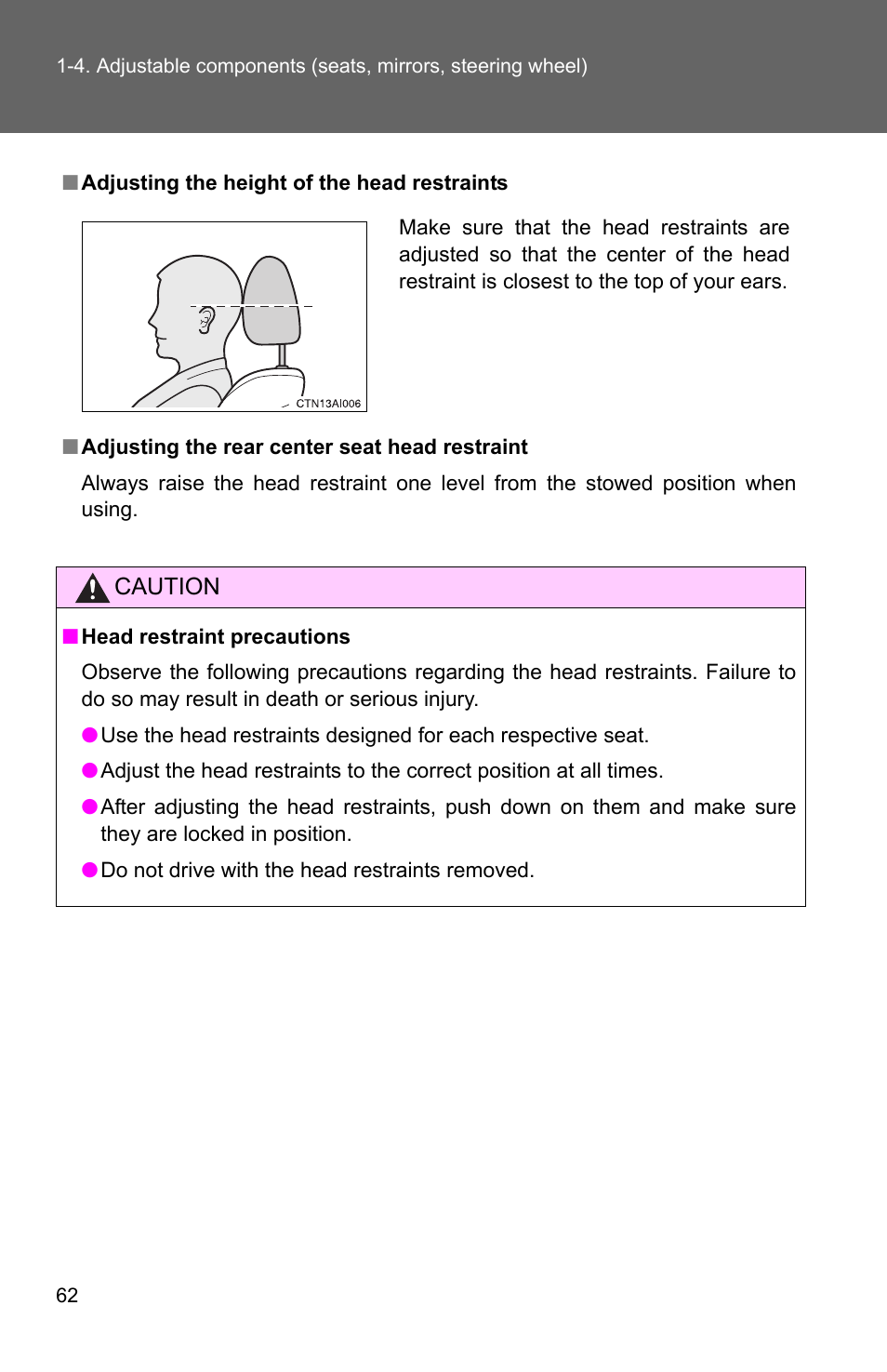 TOYOTA 2010 Camry HV User Manual | Page 88 / 494