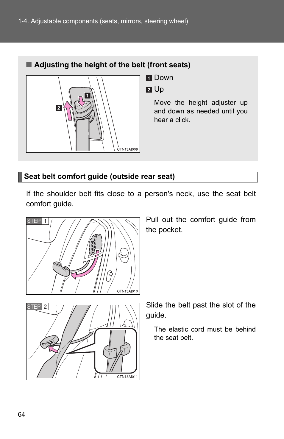 TOYOTA 2010 Camry HV User Manual | Page 90 / 494