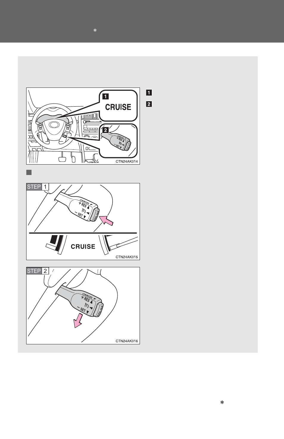 4. using other driving systems, Cruise control | TOYOTA 2010 Corolla User Manual | Page 168 / 470