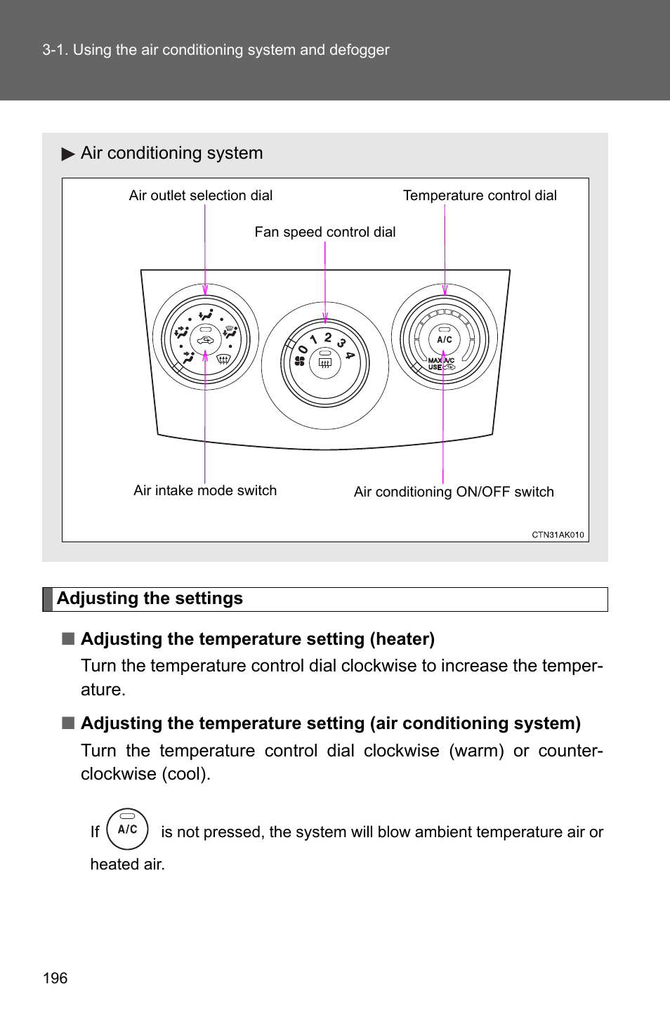 TOYOTA 2010 Corolla User Manual | Page 203 / 470