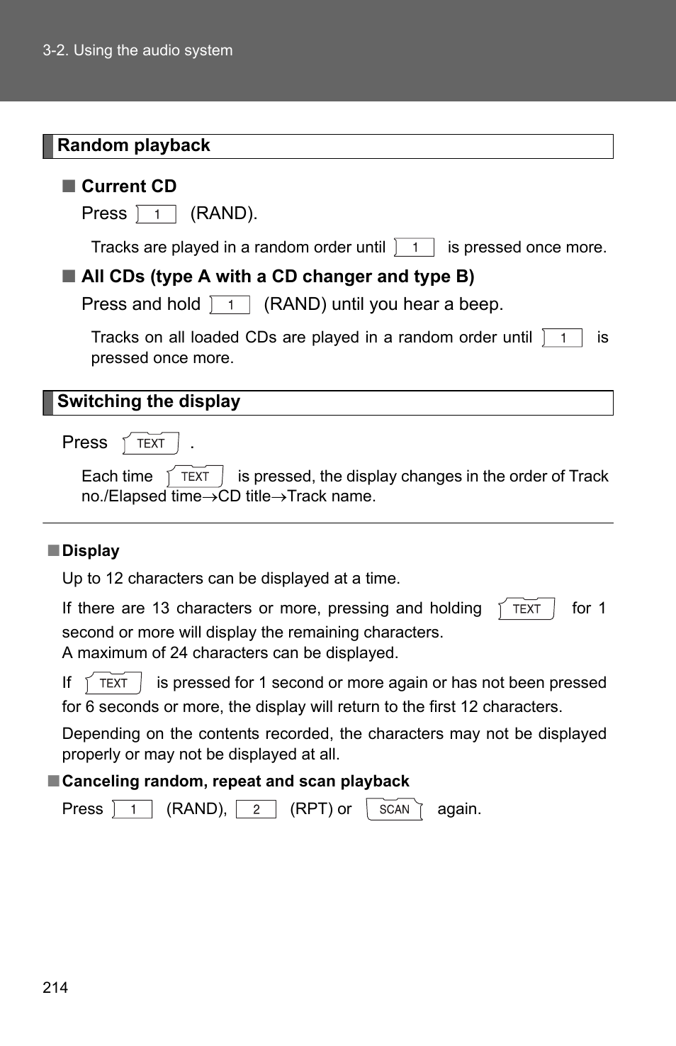 TOYOTA 2010 Corolla User Manual | Page 222 / 470