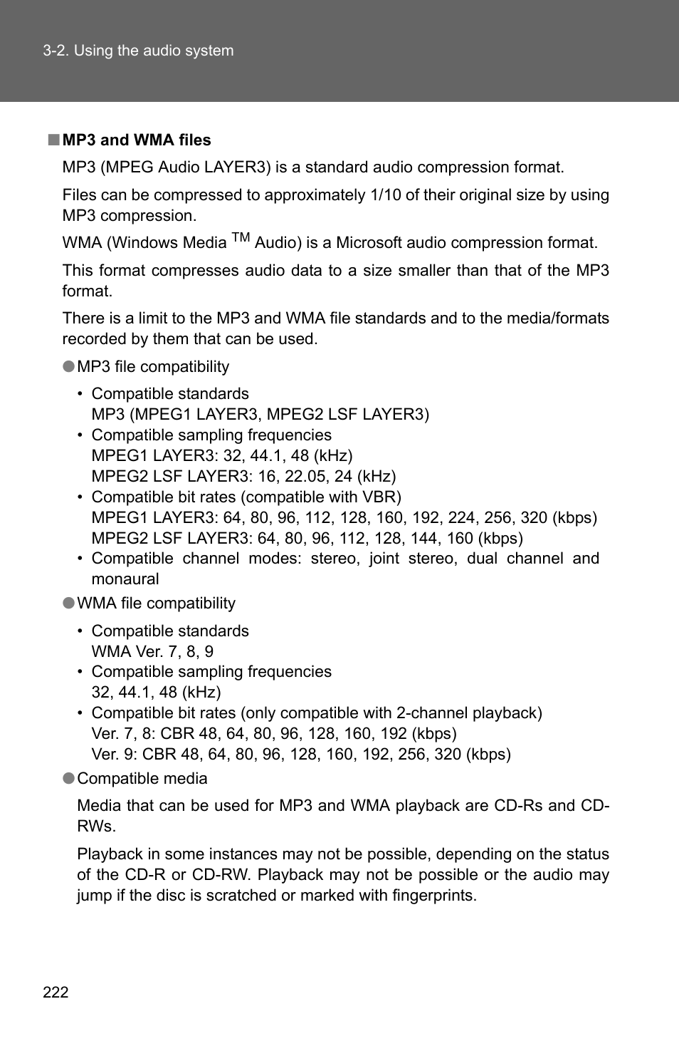 TOYOTA 2010 Corolla User Manual | Page 230 / 470