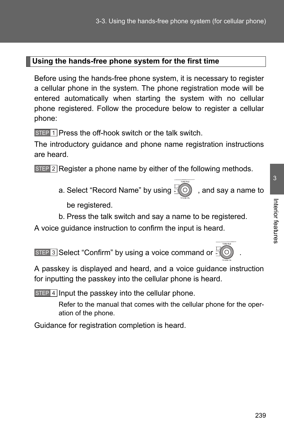 TOYOTA 2010 Corolla User Manual | Page 247 / 470