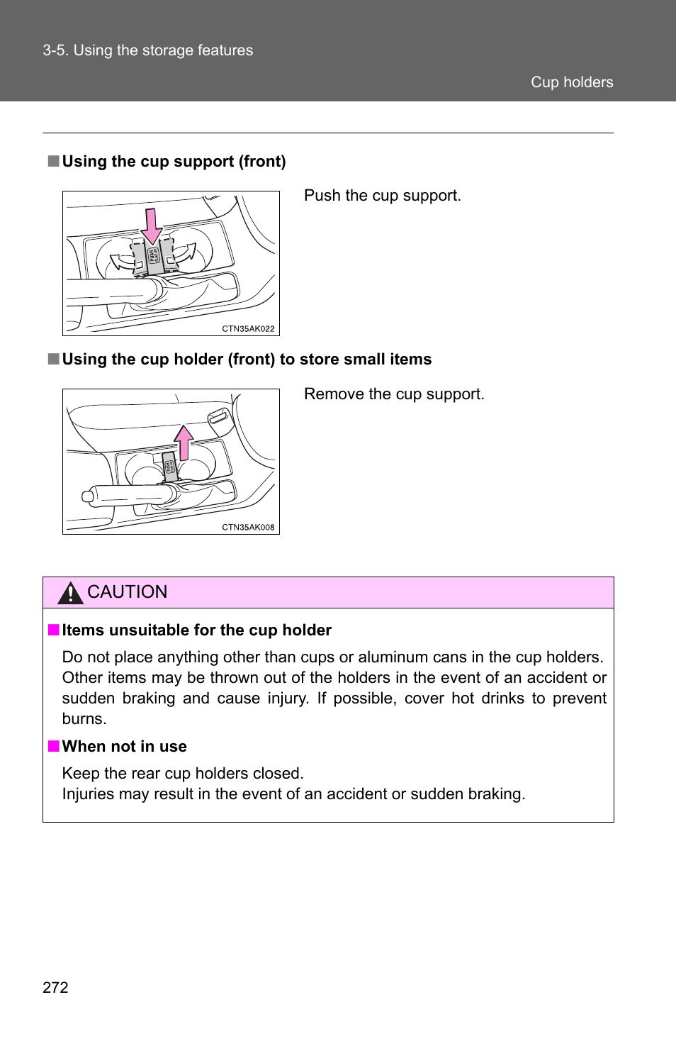 TOYOTA 2010 Corolla User Manual | Page 280 / 470