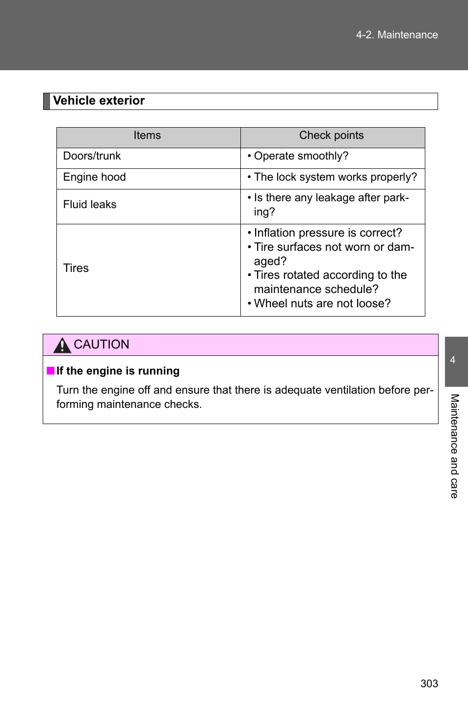 TOYOTA 2010 Corolla User Manual | Page 310 / 470