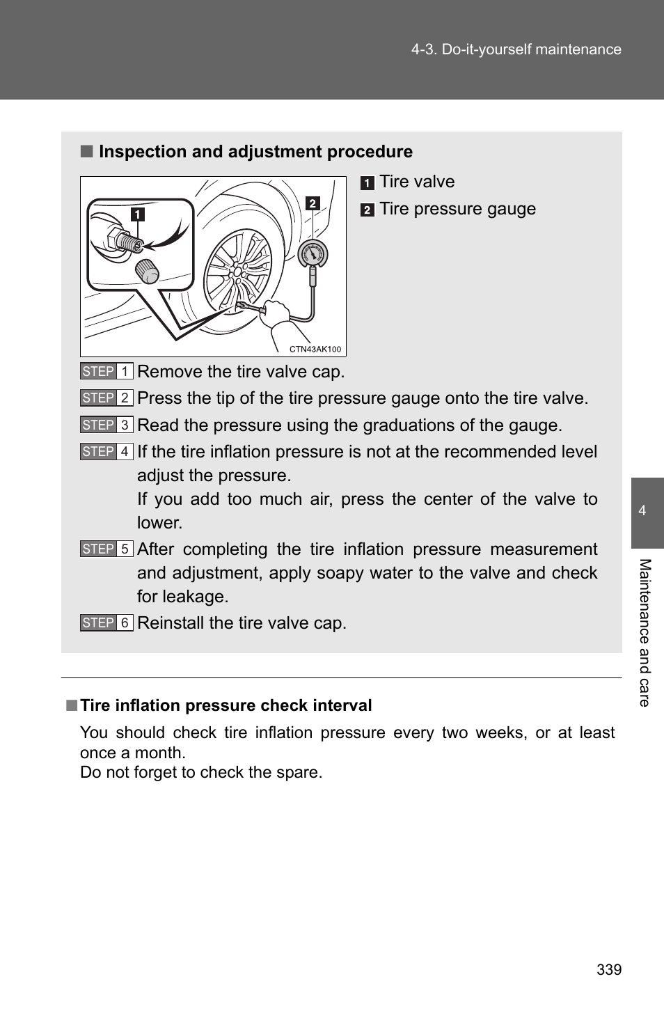 TOYOTA 2010 Corolla User Manual | Page 346 / 470