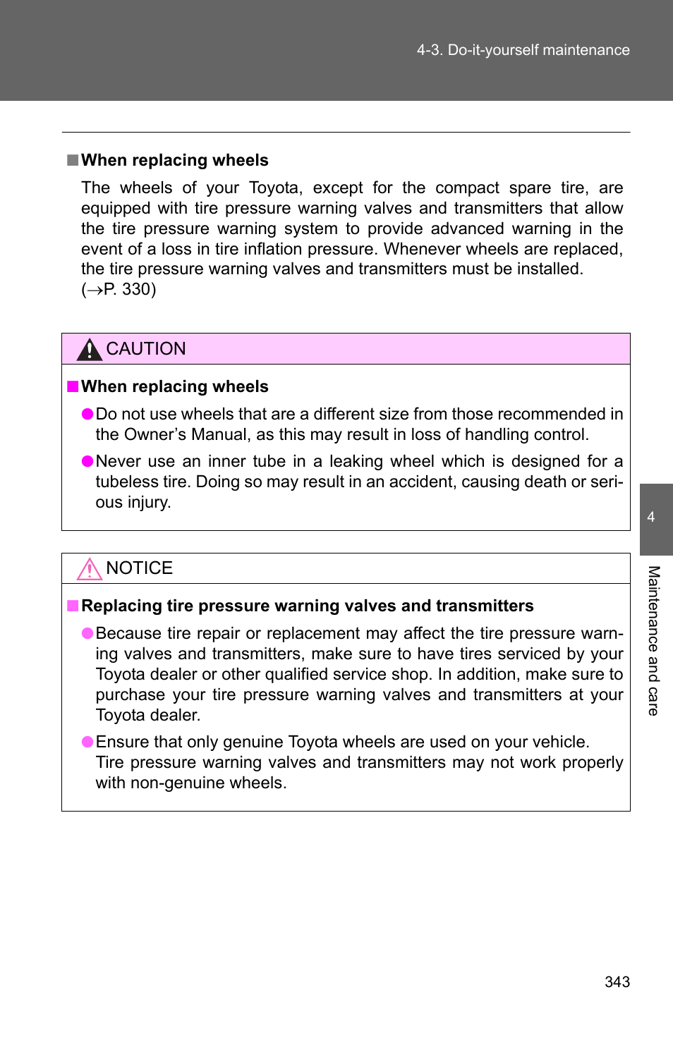 TOYOTA 2010 Corolla User Manual | Page 350 / 470