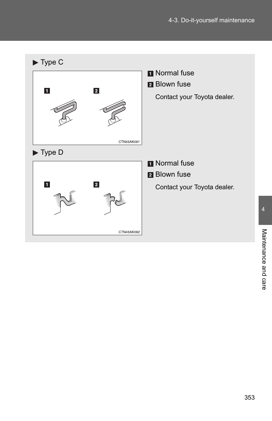 TOYOTA 2010 Corolla User Manual | Page 360 / 470