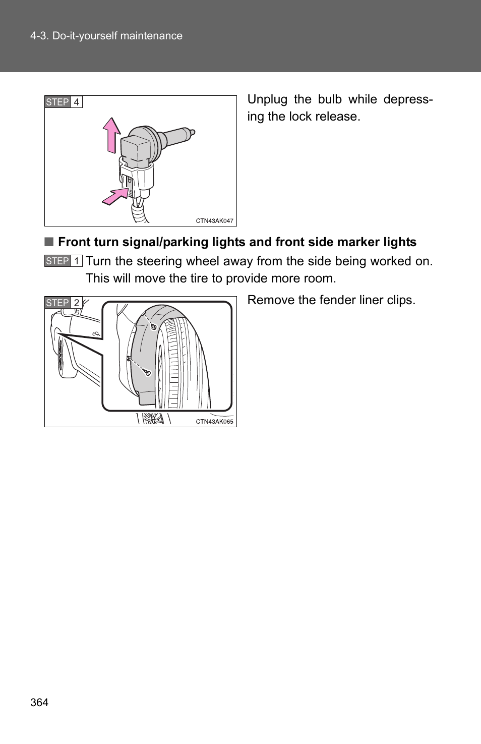 TOYOTA 2010 Corolla User Manual | Page 371 / 470