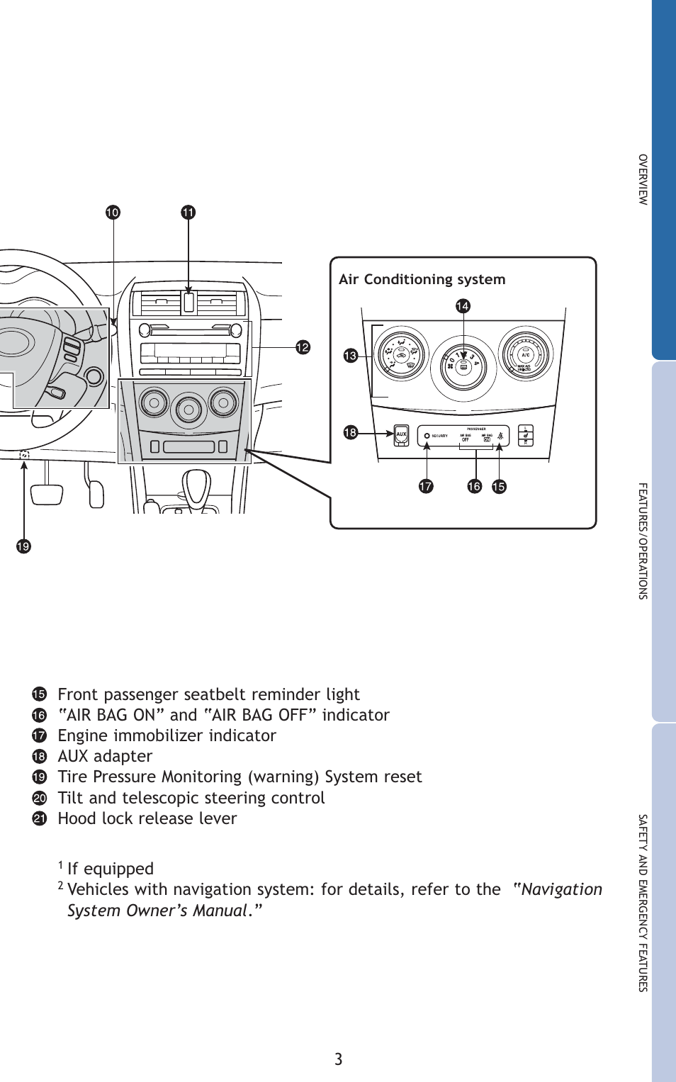 If equipped | TOYOTA 2010 Corolla User Manual | Page 5 / 470