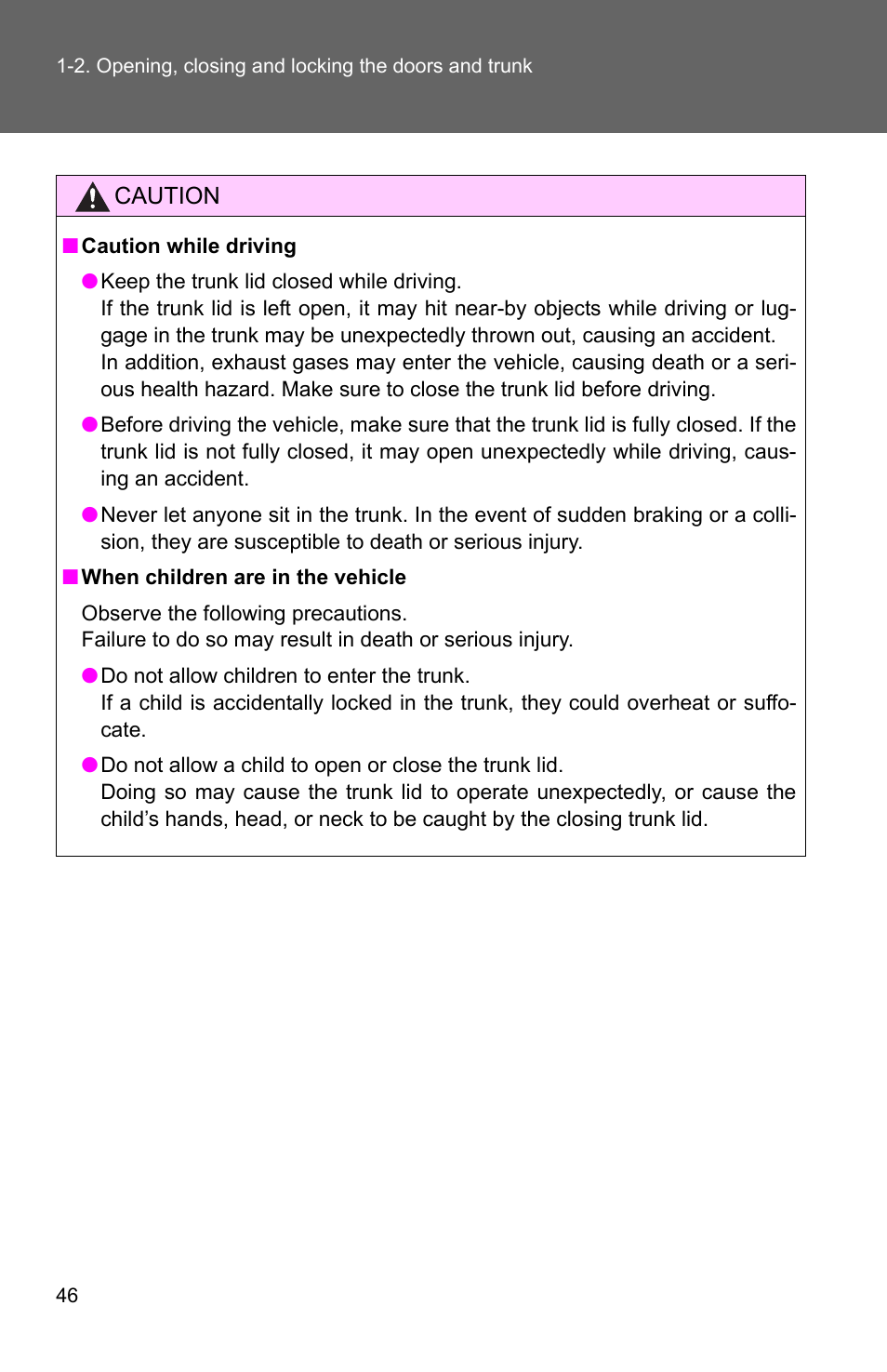 TOYOTA 2010 Corolla User Manual | Page 56 / 470