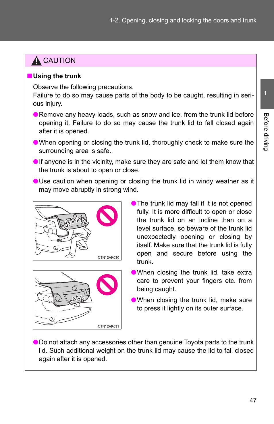 TOYOTA 2010 Corolla User Manual | Page 57 / 470