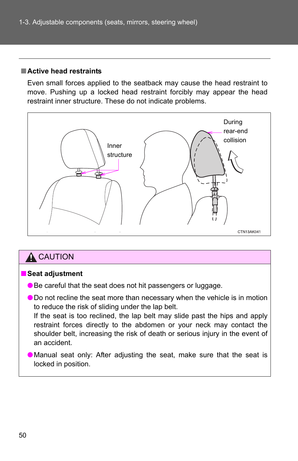 TOYOTA 2010 Corolla User Manual | Page 60 / 470