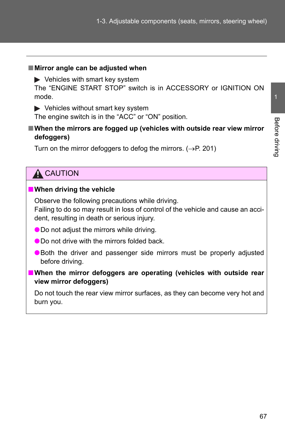 TOYOTA 2010 Corolla User Manual | Page 77 / 470