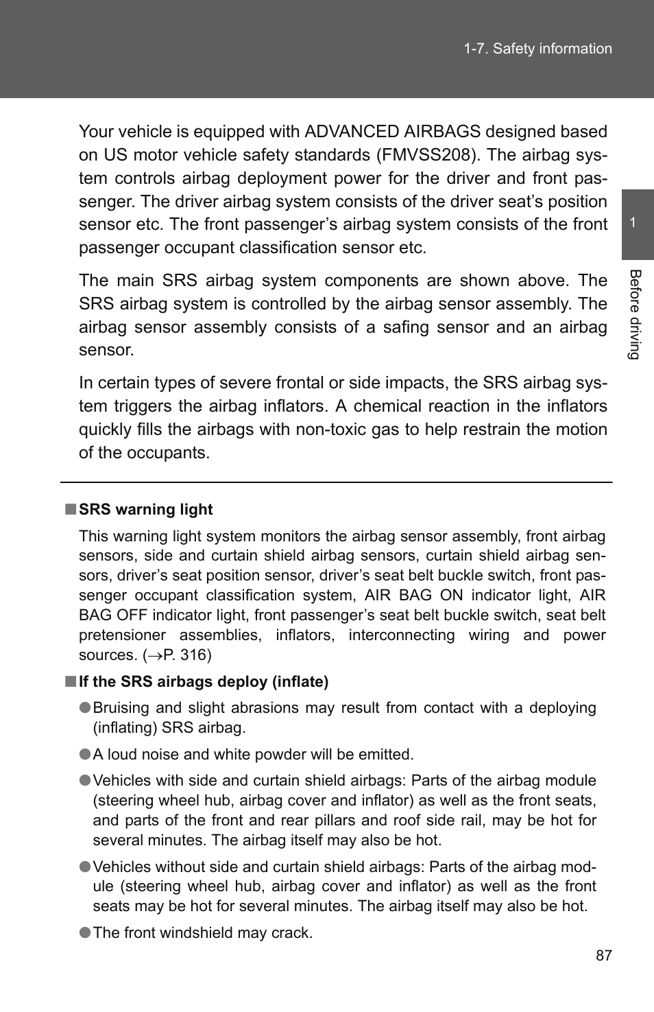 TOYOTA 2010 Yaris User Manual | Page 101 / 406