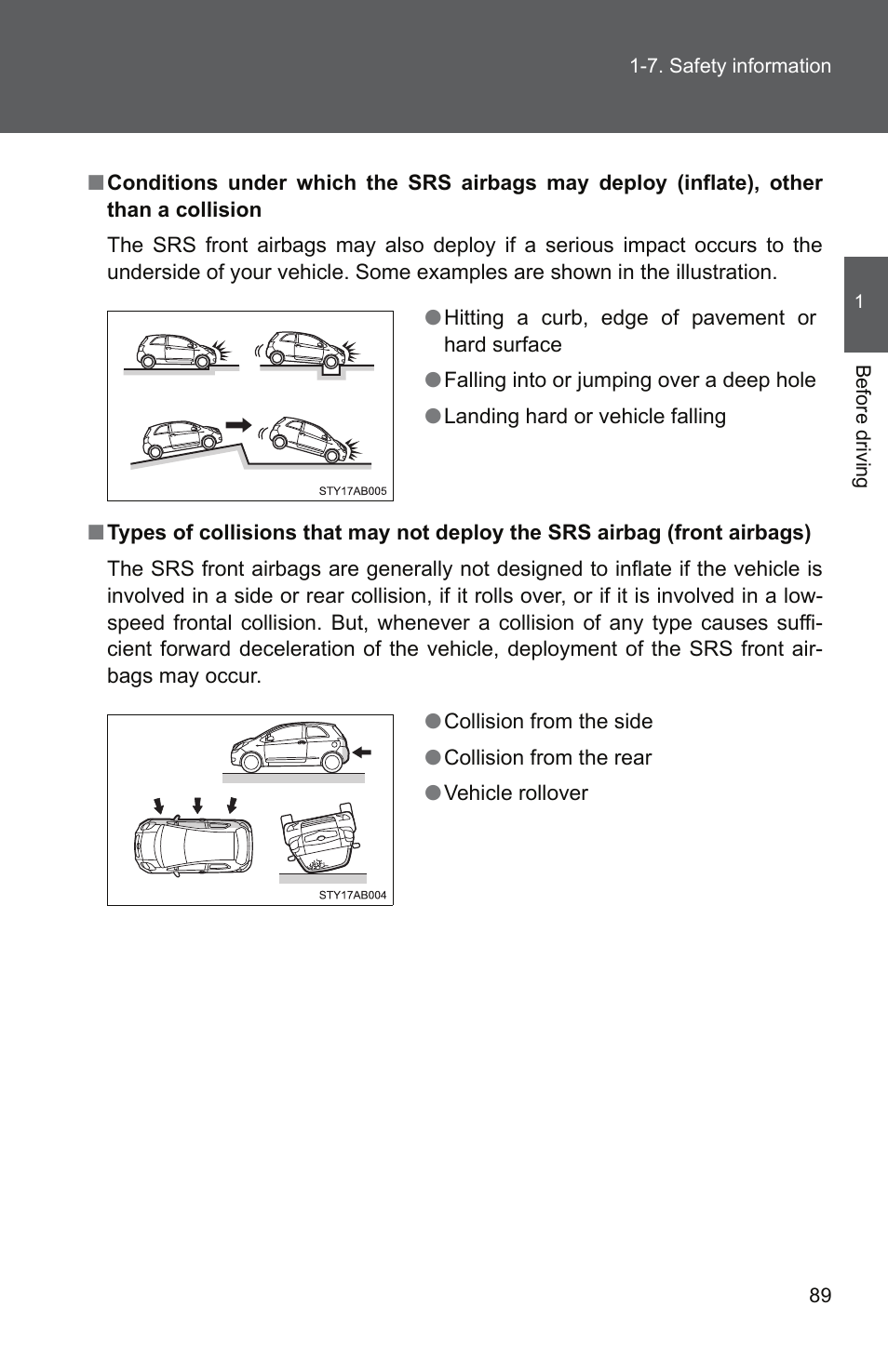 TOYOTA 2010 Yaris User Manual | Page 103 / 406